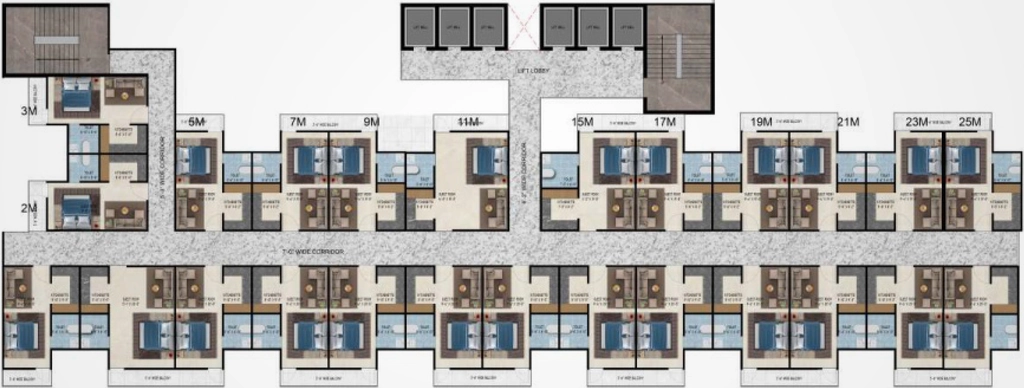 Floor Plan of Rajvansh Shivoy High Street in Raj Nagar Extension, Ghaziabad - Image 322376