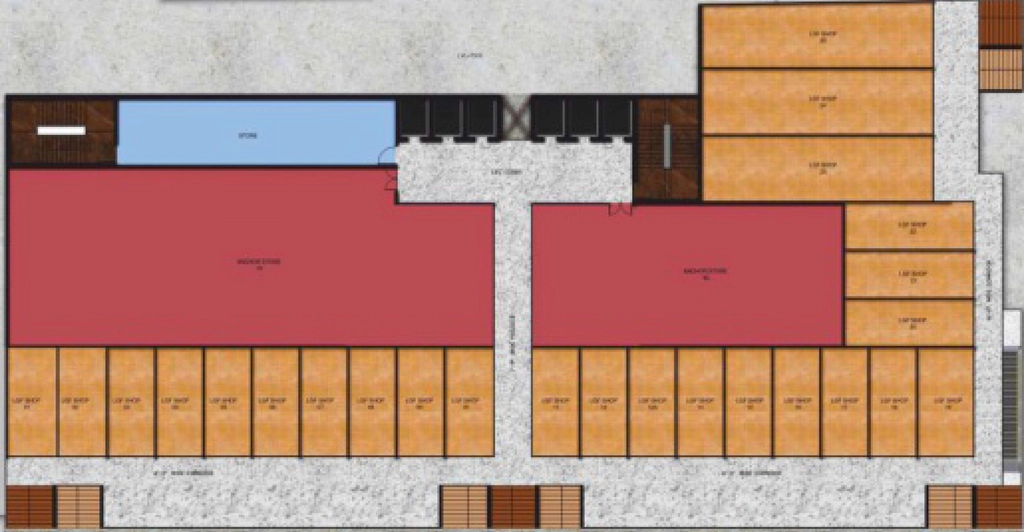 Floor Plan of Commercial Rajvansh Shivoy High Street in Raj Nagar Extension, Ghaziabad - Image 322388