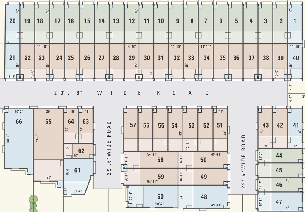 Floor Plan of Omkar Colin Industrial Park in Kathwada, Ahmedabad - Image 322383