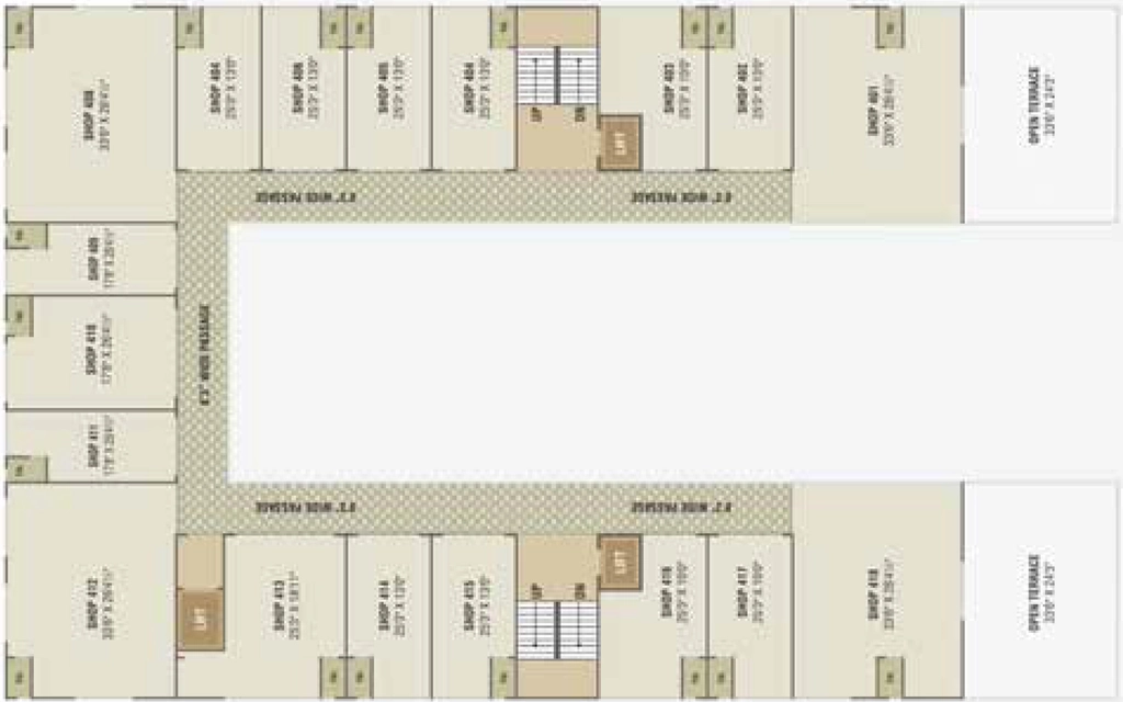 Floor Plan of Radhe Narayan Arcade in Narol, Ahmedabad - Image 322434