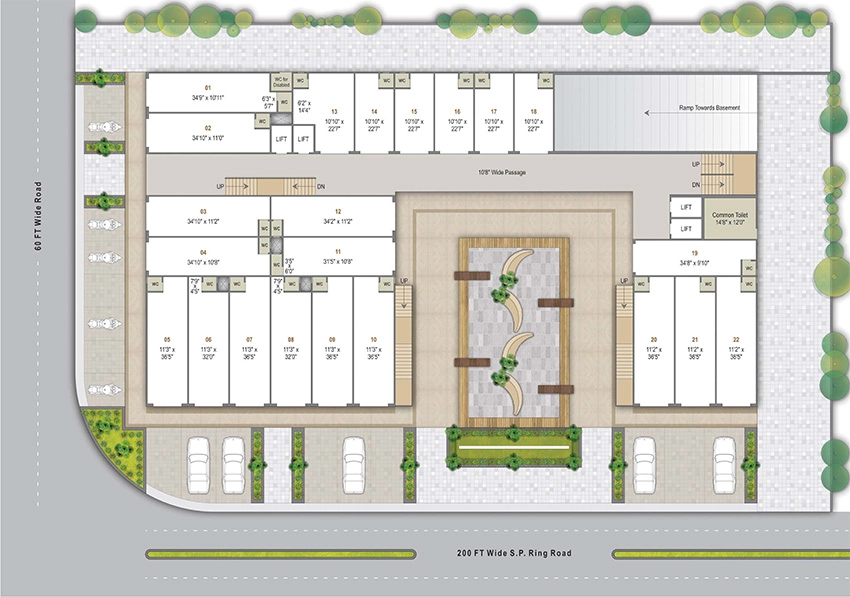 Master Plan of Rajvi Icon in Nikol, Ahmedabad - Image 322485