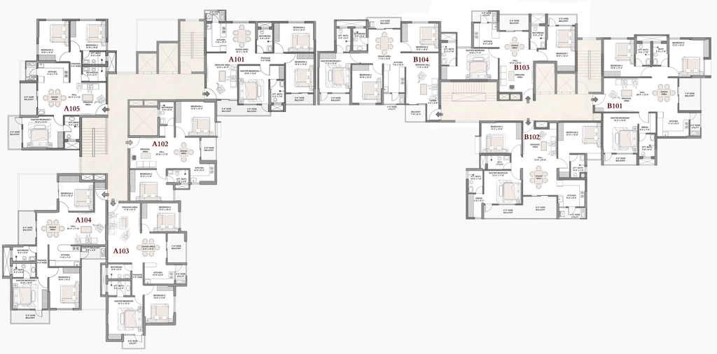 Floor Plan of Prana By Nilaya in BIT Mesra, Ranchi - Image 322552
