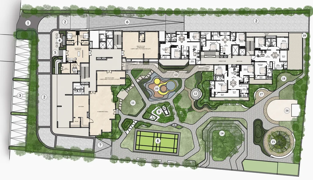 Master Plan of Prana By Nilaya in BIT Mesra, Ranchi - Image 322553