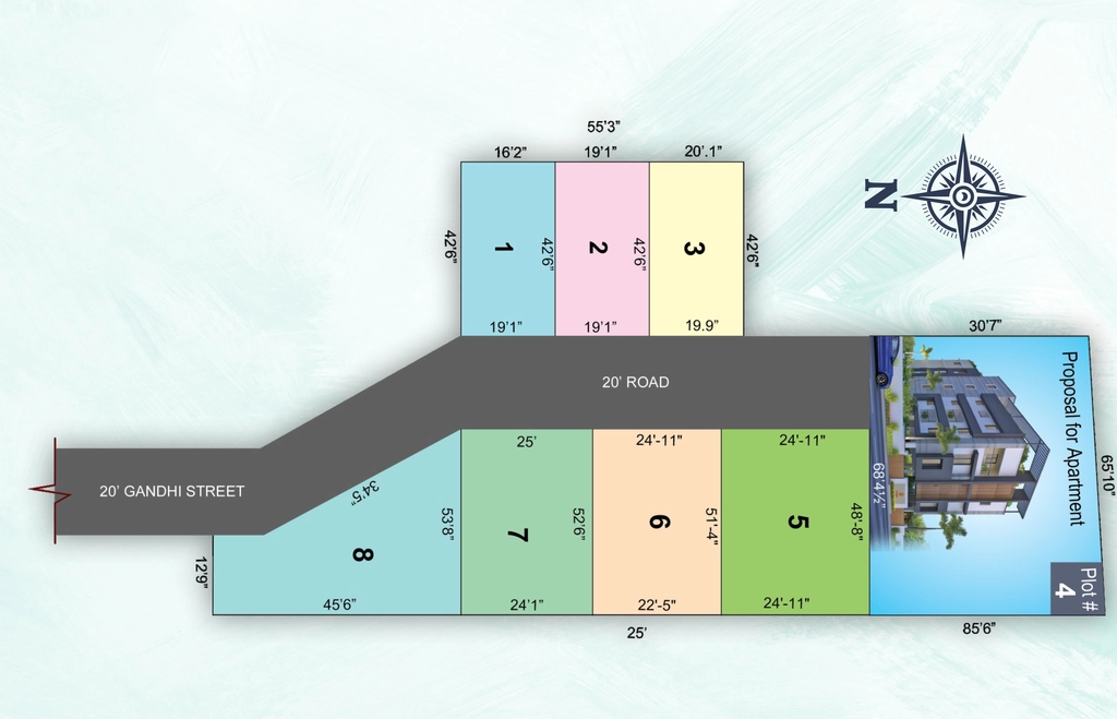 Master Plan of GP Serene Vista in Ambattur, Chennai - Image 322680