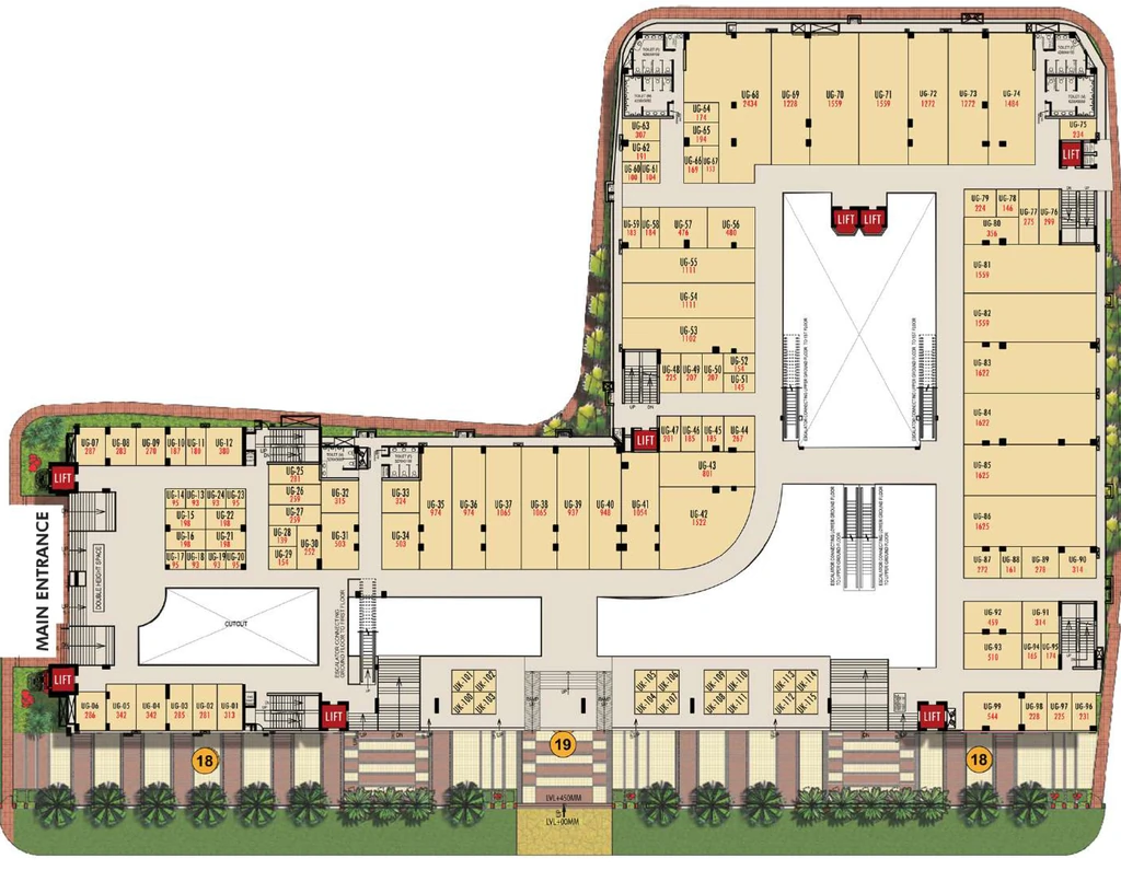 Floor Plan of KW Delhi 6 in Raj Nagar Extension, Ghaziabad - Image 322723