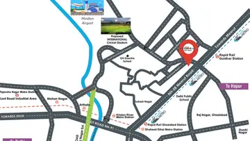 Location of KW Delhi 6 - Image 322717