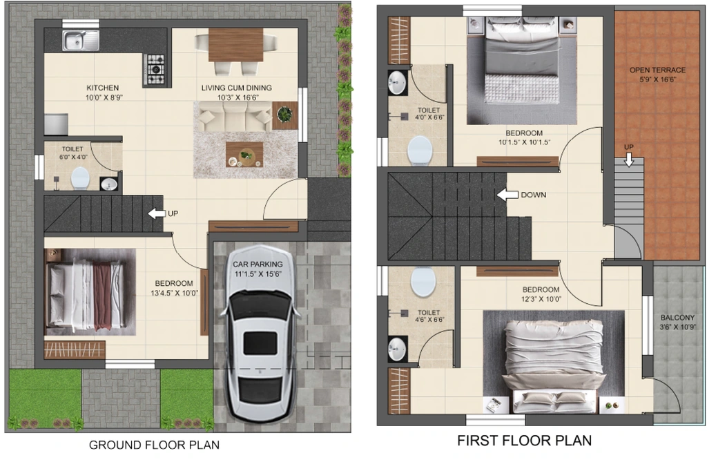 3 BHK House/Villa in MGP Prosper Villas in Pallikaranai, Chennai - Image 885182