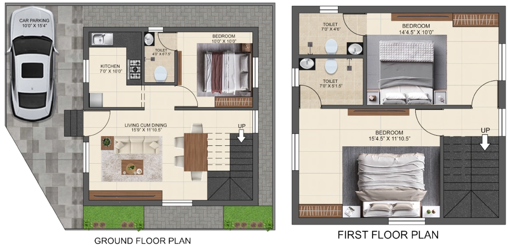 3 BHK House/Villa in MGP Prosper Villas in Pallikaranai, Chennai - Image 885183