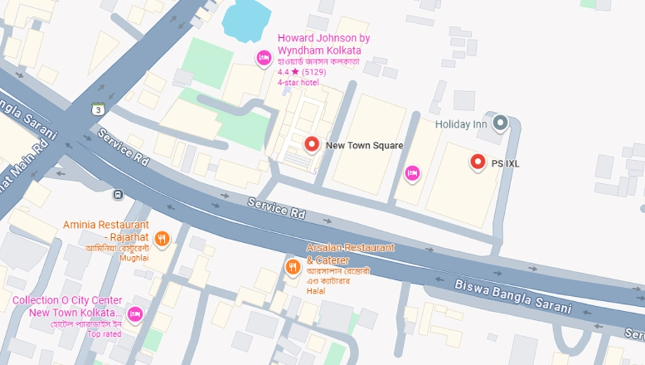 Location of PS New Town Square in New Town, Kolkata - Image 322899