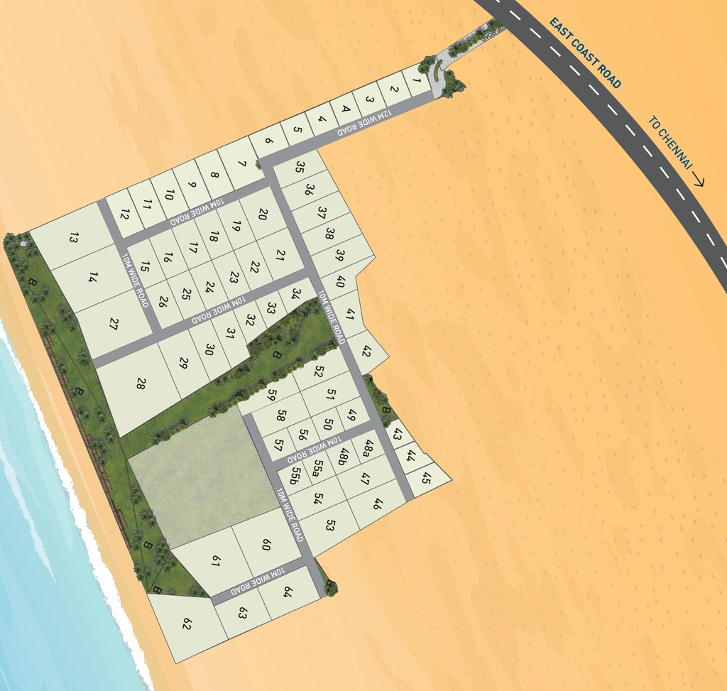 Master Plan of Radiance Marina Phase 2 in East Coast Road, Chennai - Image 322969