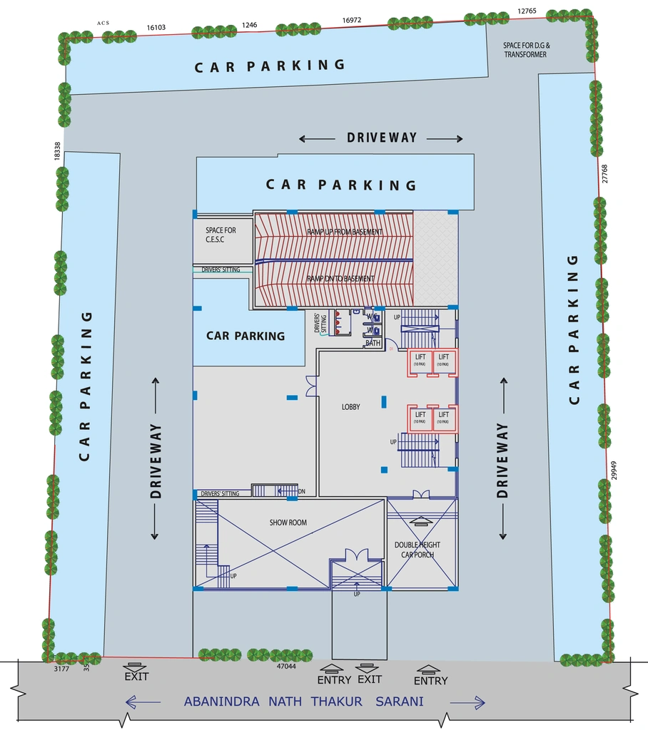 Master Plan of PS Arcadia Central in Elgin, Kolkata - Image 322984