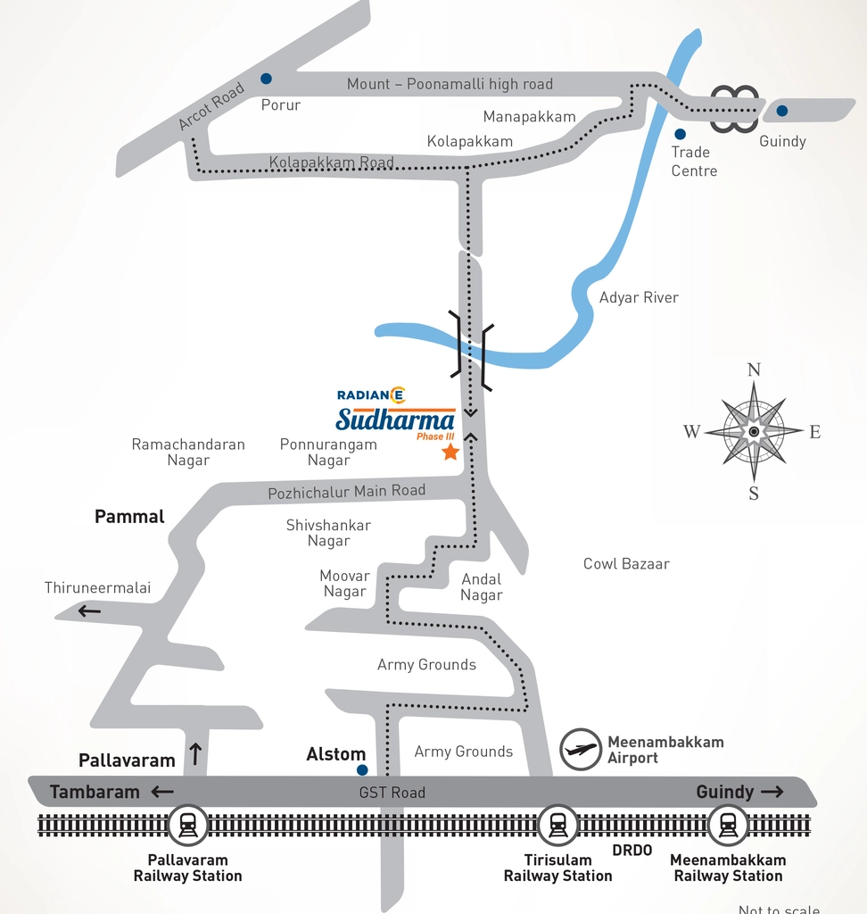Location of Radiance Sudharma Phase 3 in Pozhichalur, Chennai - Image 323055