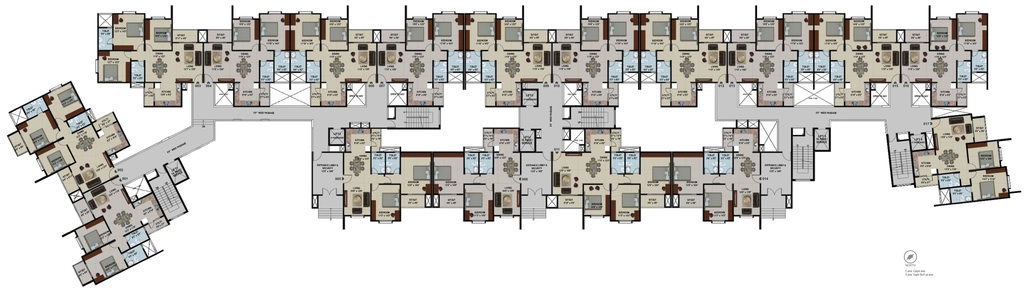 Floor Plan of Corporate Leisure Sun City Gloria in Sarjapur, Bangalore - Image 323063