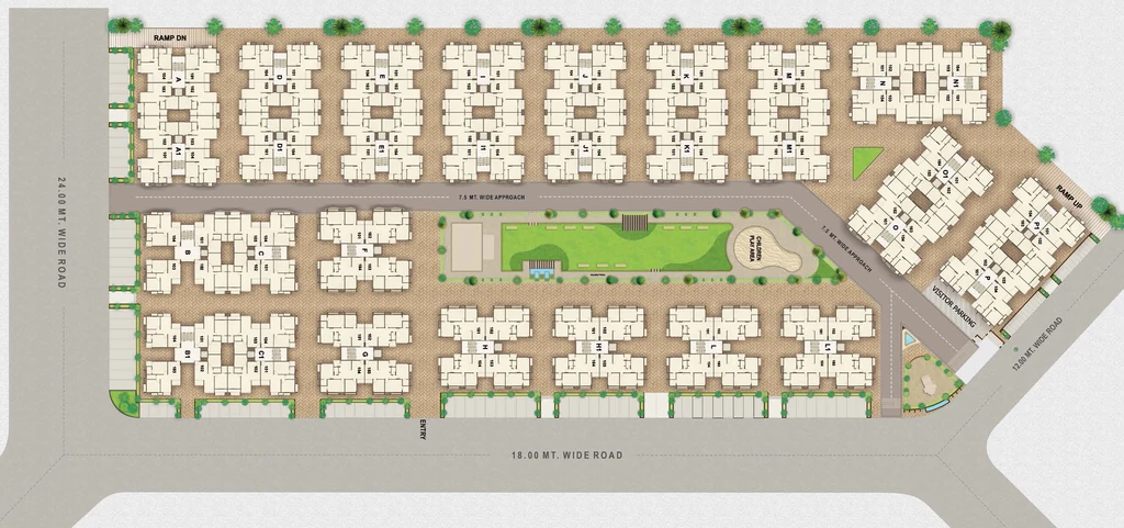 Master Plan of Keval Ashraya 9 in New Ranip, Ahmedabad - Image 323117
