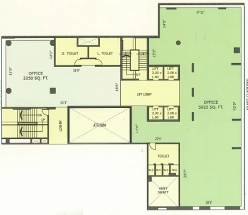 Floor Plan of Grandera C and B Square in Andheri East, Mumbai - Image 323290