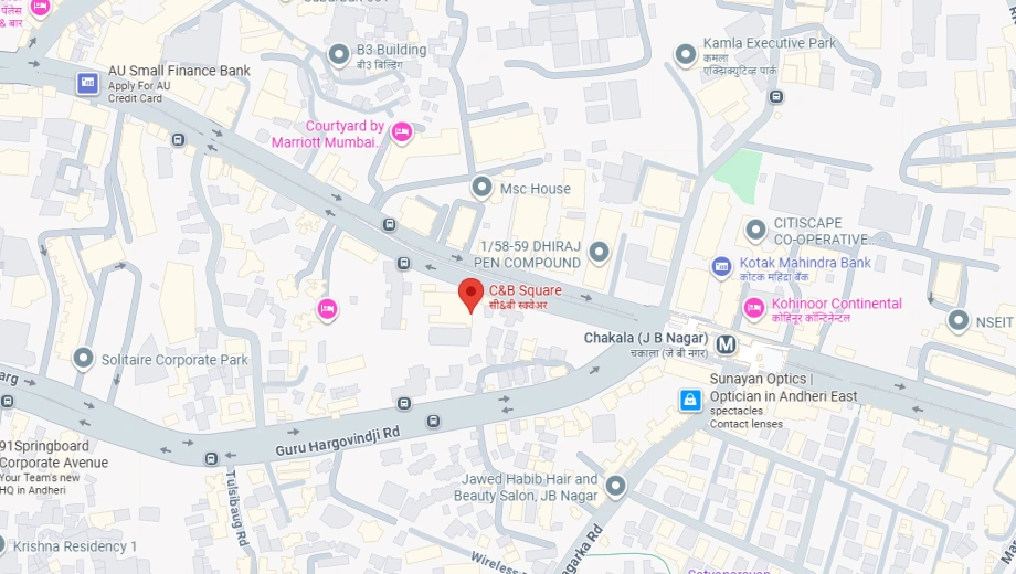 Location of Grandera C and B Square in Andheri East, Mumbai - Image 323291