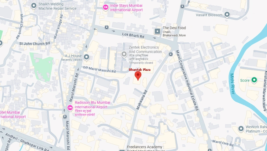 Location of Arkade Dhantak Plaza in Andheri East, Mumbai - Image 323303
