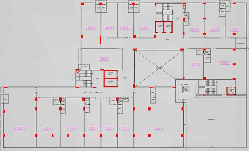 Floor Plan of Ayushyaman Plaza in Nava Naroda, Ahmedabad - Image 323415