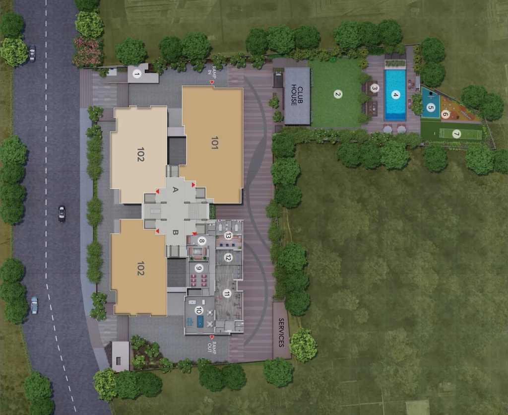 Master Plan of Goyal Riviera Select in Ambli, Ahmedabad - Image 323442