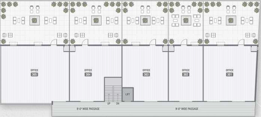 Floor Plan of Global Business Park in Odhav, Ahmedabad - Image 323561