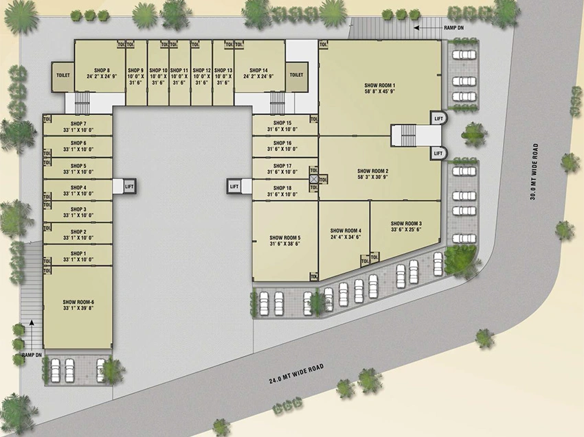 Master Plan of Hindva Shantiniketan Business Centre in Nikol, Ahmedabad - Image 323566