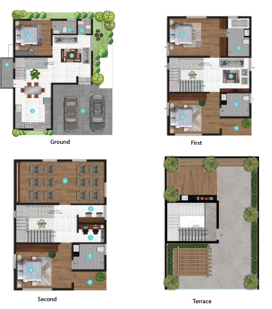 4 BHK House/Villa in Atmos Silverwoods in Yelahanka, Bangalore - Image 872944