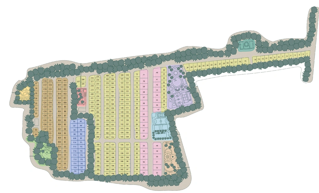Master Plan of Atmos Silverwoods in Yelahanka, Bangalore - Image 323635
