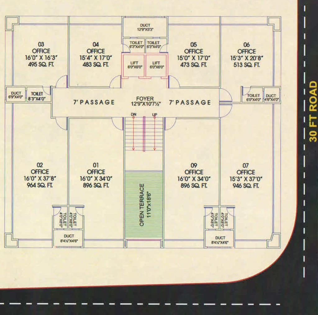 Master Plan of Lalan Ashwamegh Elegance 2 in Ambawadi, Ahmedabad - Image 323645