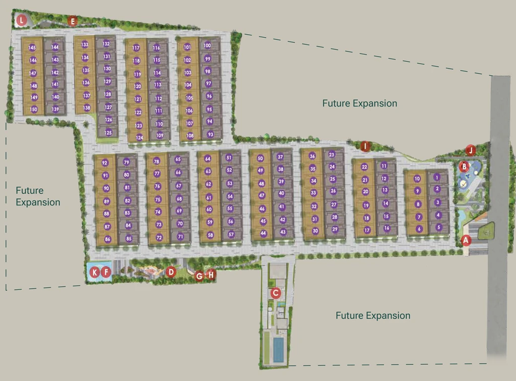 Master Plan of Atmos Tropicalwoods in Yelahanka, Bangalore - Image 323662