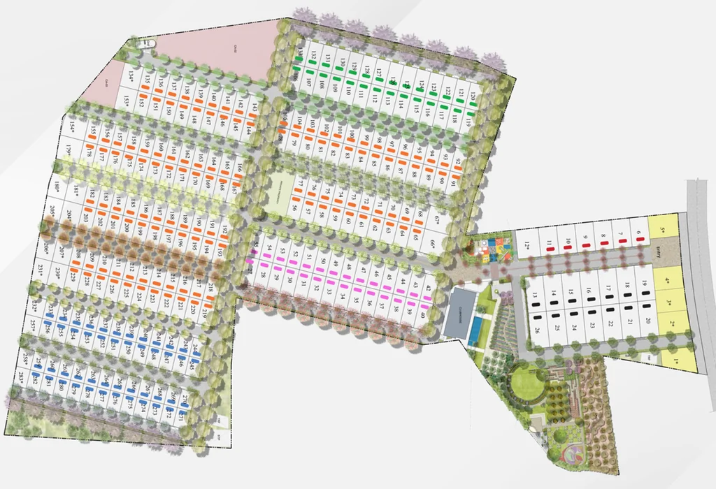Master Plan of Bricks Felicity - Villa in Sarjapur Road, Bangalore - Image 323761