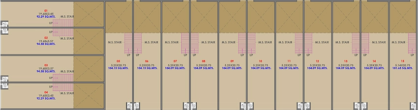 Floor Plan of Rudra 15 Industrial Estate in Kathwada, Ahmedabad - Image 323777