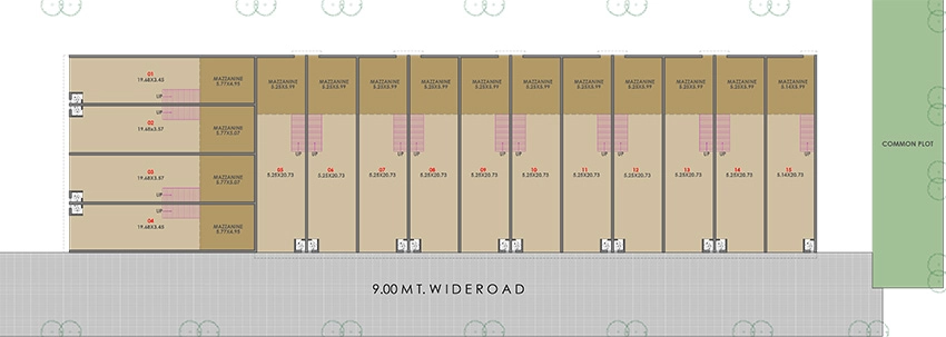 Master Plan of Rudra 15 Industrial Estate in Kathwada, Ahmedabad - Image 323775