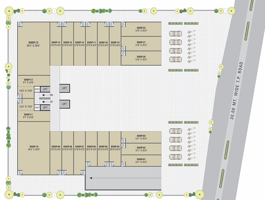 Master Plan of Balaji Sahitya Arcade in Nikol, Ahmedabad - Image 323849
