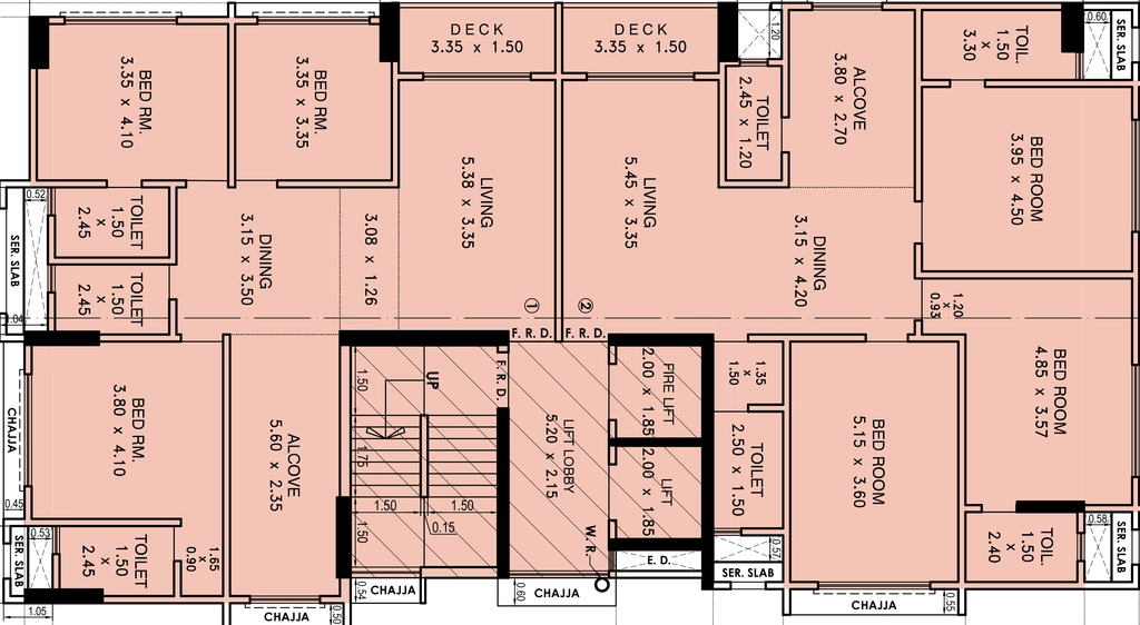 Floor Plan of Yashvi Chidakash in Chembur East, Mumbai - Image 323868