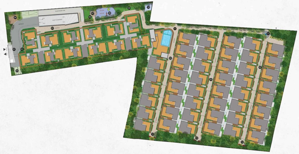 Master Plan of DRK Bellagio in Kithiganur, Bangalore - Image 323891