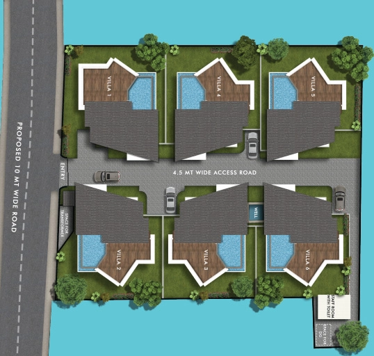 Master Plan of Rainforest Woods in Assagao, Goa - Image 323956