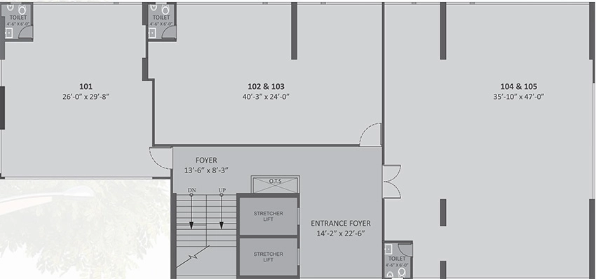 Floor Plan of Sangath Medico House in Sabarmati, Ahmedabad - Image 323988