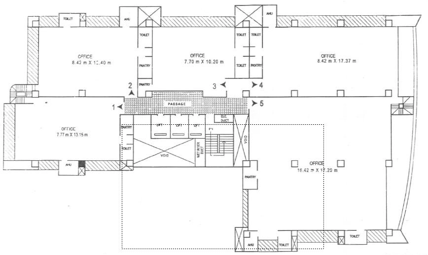 Floor Plan of Kanakia 349 Business Park in Andheri East, Mumbai - Image 323999