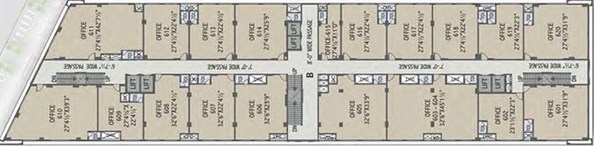 Floor Plan of Shalin Square in Vinzol, Ahmedabad - Image 324012