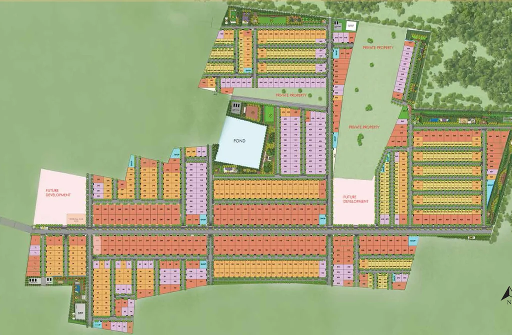 Master Plan of Godrej Sunrise Estate in Oragadam, Chennai - Image 324414