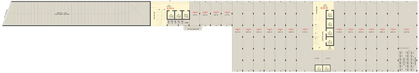 Floor Plan of Sharanam Navkar in Ognaj, Ahmedabad - Image 324021