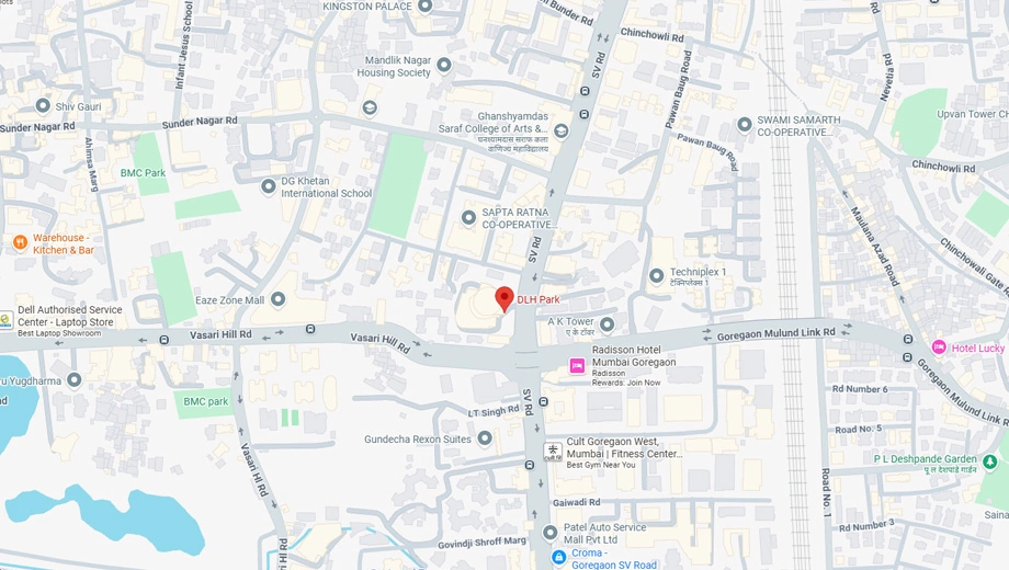 Location of DLH Park in Goregaon West, Mumbai - Image 324085