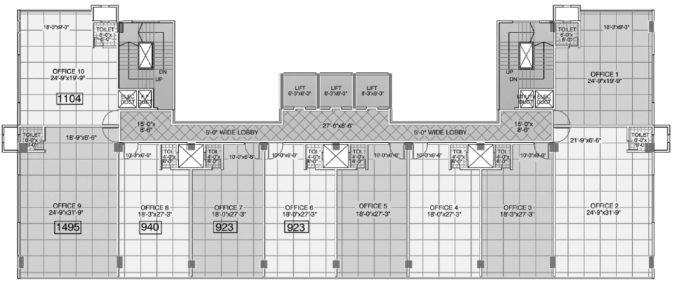 Floor Plan of Eco Star in Goregaon East, Mumbai - Image 324160