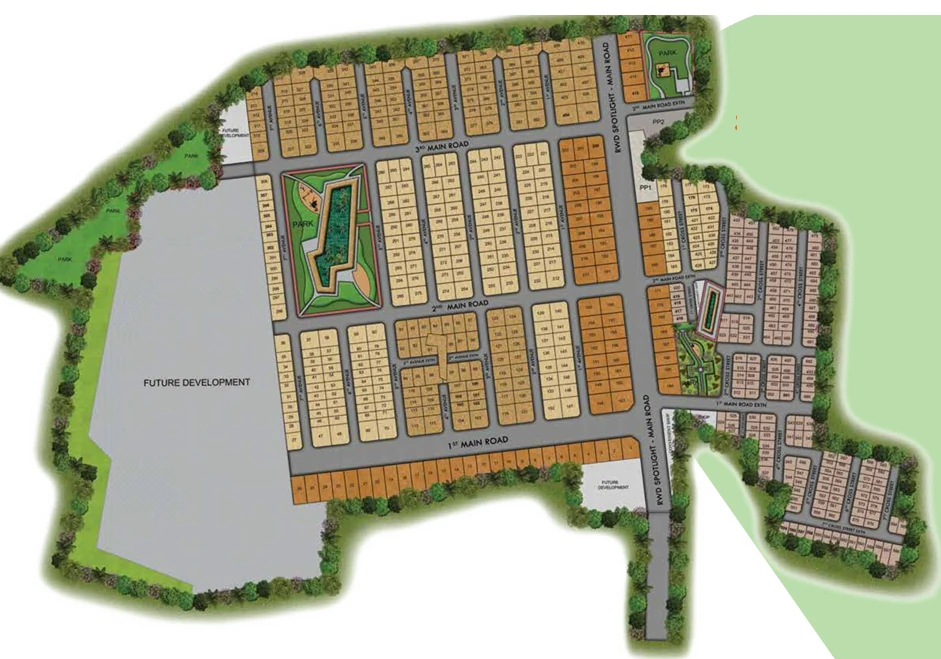 Master Plan of RWD Spotlight in Thirumazhisai, Chennai - Image 324284