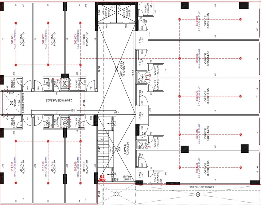 Floor Plan of Shri Oracle in Tragad, Ahmedabad - Image 324198