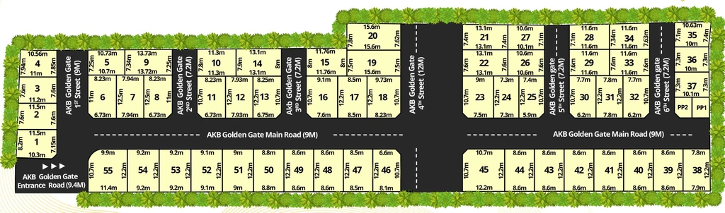 Master Plan of AKB Golden Gate in Kolapakkam, Chennai - Image 324269