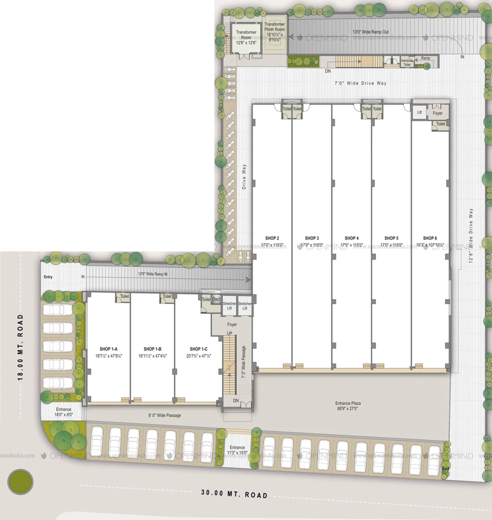 Master Plan of Soham Pristine in Thaltej, Ahmedabad - Image 324208