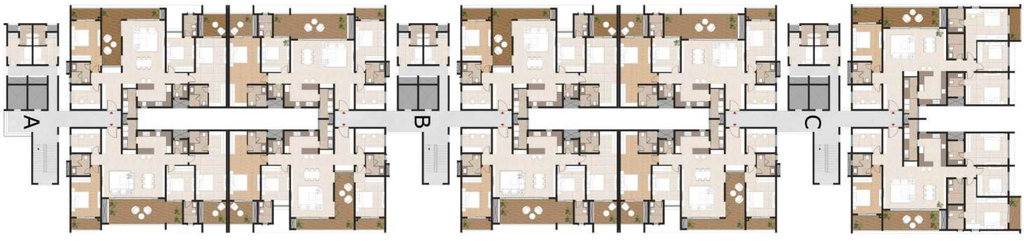 Floor Plan of Kumar Plumeria in Bagalur, Bangalore - Image 324294
