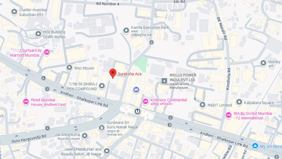 Location of Suraksha Ace in Andheri East, Mumbai - Image 324452