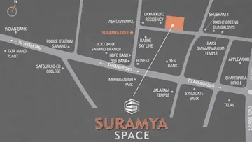 Location of Commercial Shubh Suramya Space - Image 324521